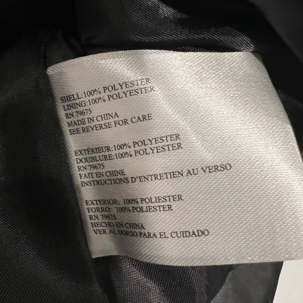 MICHAEL KORS Women's MK Trench Coat with Hood Black Polyester Gold
Logo Size XL - Picture 8 of 9